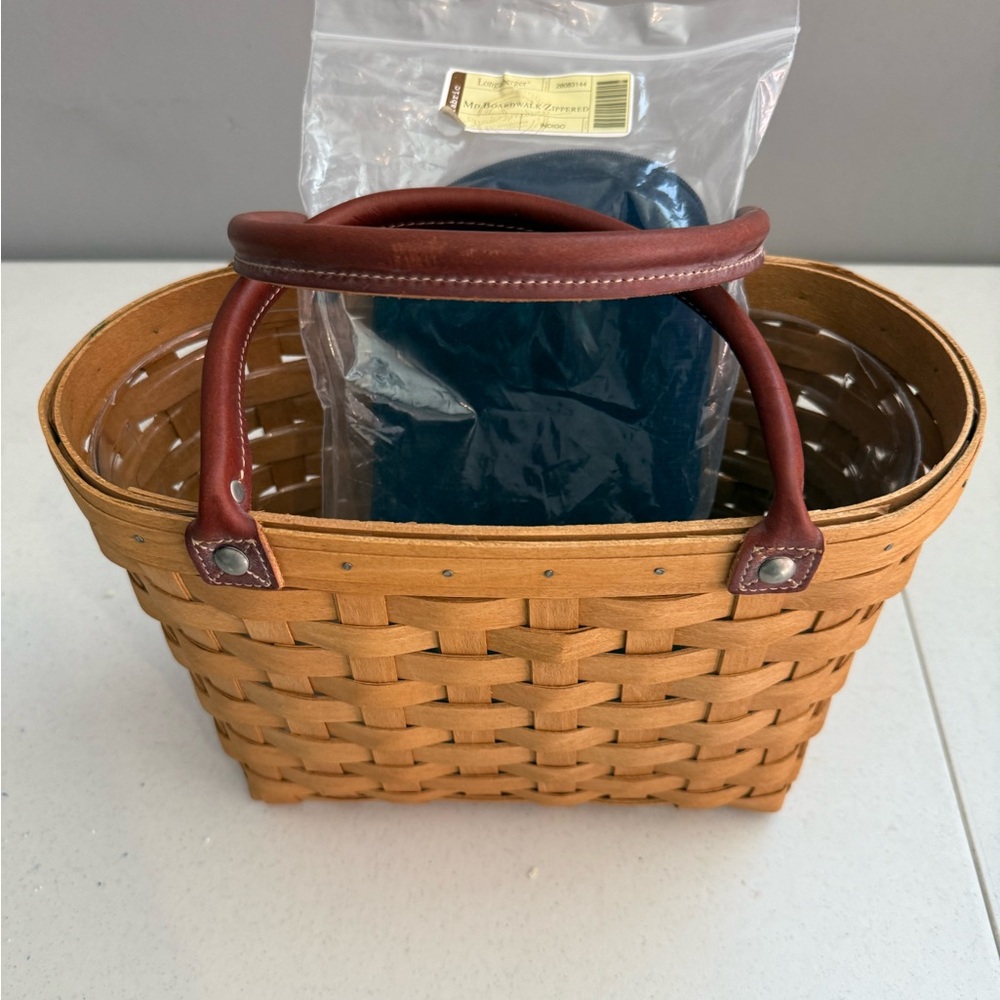 Longaberger Indigo Fabric Bag